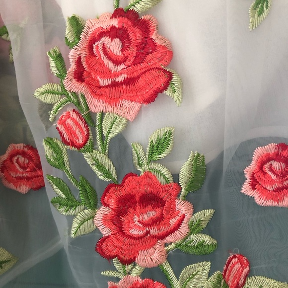 RARE embroidered midi skirt from Dancing Days by Banned, sold on ModCloth - Picture 6 of 10